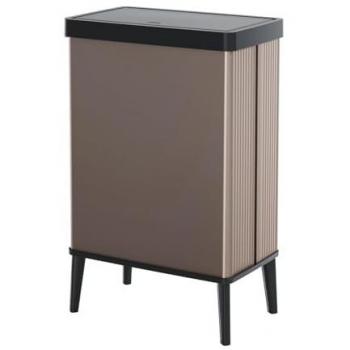 Cubo Elegante de Basura Curver 54L Rosa Perla
