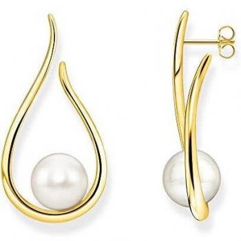 Thomas Sabo Gold‑Perlen‑Heritage H2098‑413‑39 Ohrringe