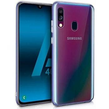 Funda de Silicona para Samsung Galaxy A40 (Transparente)