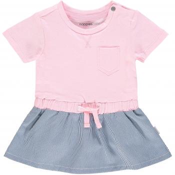 Noppies Baby-Mädchen Kleid G Dress ss Royalton Mehrfarbig 56