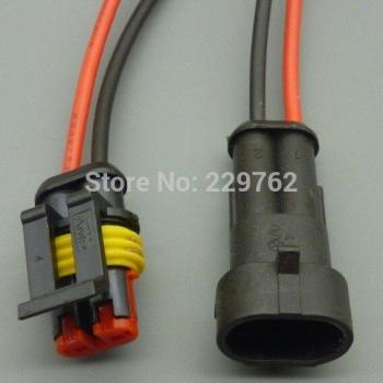 Connecteur de fil étanche pour voiture mâle et femelle 1P à 5P