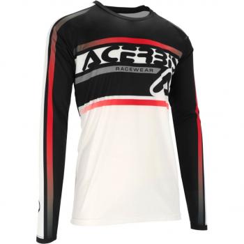 Acerbis Mx Linear Lugo Camiseta Racing Negrablanca XL