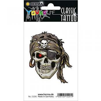 Wasserfeste Pirat Tattoos