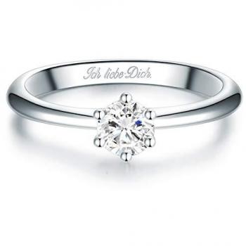 Trilani Sterling Silver CZ Ring for Women