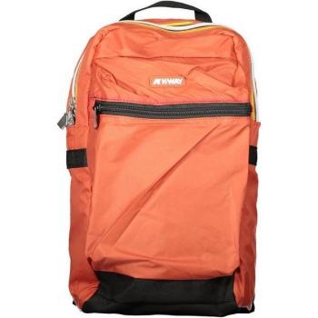 Red Polyamide Multi‑Compartment Men’s Bag