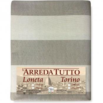 Copritutto & Foulard 2‑piazzetta in tessuto Rigone beige – set per divano