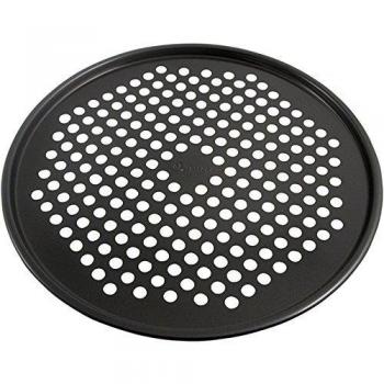 Base para Pizza Metaltex 32 cm, Antiadherente, Negro