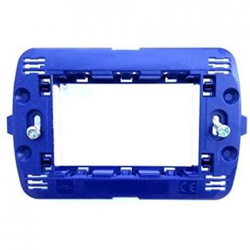 SANDASDON Supporto 3M per scatole 3 moduli compatibile con Bticino Living International