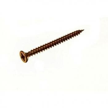 POZI WOOD SCREWS COUNTERSUNK YELLOW 4 X 50 MM