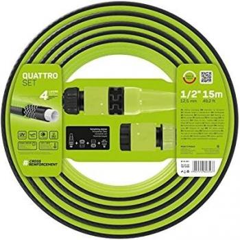 Kit de jardinage 15 m Cellfast Quattro ½ – arroseur, raccords et filtres