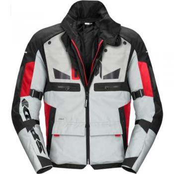 Spidi Crossmaster Motorradjacke Weiss Rot M male