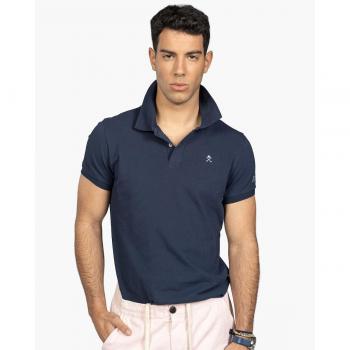 Polo Harper y Neyer Manga Corta Azul