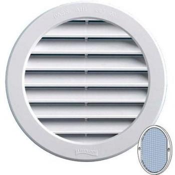 Grille de ventilation PVC + moustiquaire
