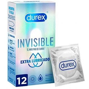 DUREX INVISIBLE EXTRA FINO EXTRA LUBRICADO PRESE