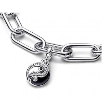 Pandora ME Black Sparkling Yin & Yang Mini Dangle Charm