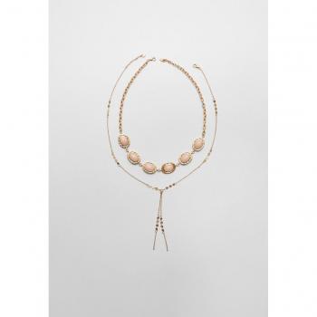 Goldfarbene Lariat-Halsketten von Stradivarius