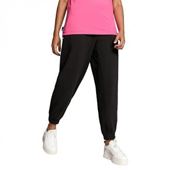 Pantalon Puma Downtown Classics Femme Noir-Blanc, M