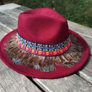 Boho Wide Brim Hat for Women