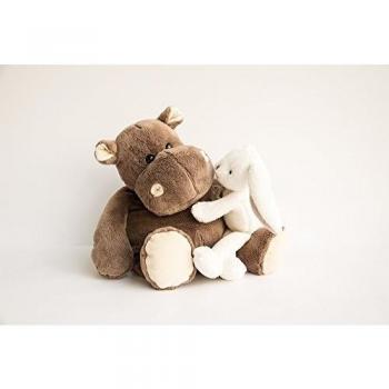 Peluche Hippopotame Marron 14 cm Doudou et Compagnie