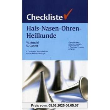 Checklisten der aktuellen Medizin, Checkliste Hals-Nasen-Ohren-Heilkunde
