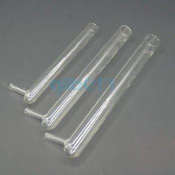 5PCS 20x200mm Laboratory Glass Filter Tube with Vacuum Bottom