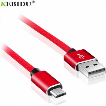 KEBIDU Micro USB Data Cable 2.1A for Samsung and Xiaomi