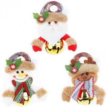 Ensemble de pendentifs de Noël père Noël bonhomme de neige faon