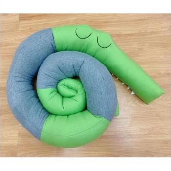 Crocodile Crib Fencing Pillow