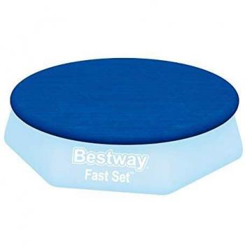 Bestway 58033 Copertura per piscina Fast Set, Rotonda, diametro 335 cm