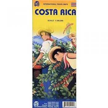 Costa Rica Travel Reference Map 1 : 300 000: Waterproof