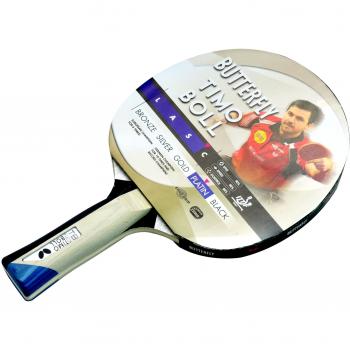Platinum 1.8mm Timo Boll Butterfly Paddle – ITTF Approved, Wakaba