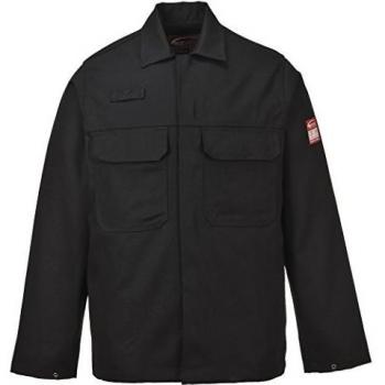 BizWeld Men's Flame Resistant Jacket Black 2XL