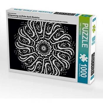 CALVENDO Meditations-Mandala Puzzle 1000 Teile – 64 × 48 cm