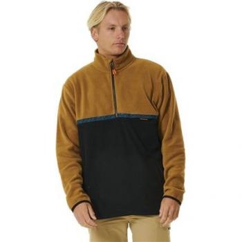 Sudadera Rip Curl Journey Polar Fleece Crew Jersey negro
