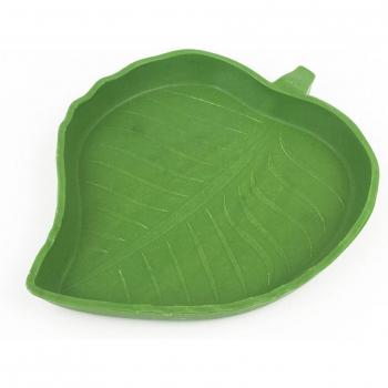 Dispensador de alimentos y agua para reptiles tipo hoja, compatible con serpientes y lagartos