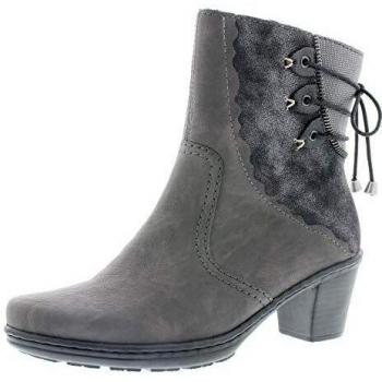 Rieker Frauen Stiefel – Hoches Oberteil – 5,5 cm Trichterabsatz – EU 36