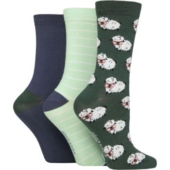 Cuddle‑Comfort Bamboo Sock Trio – Girls 4‑8