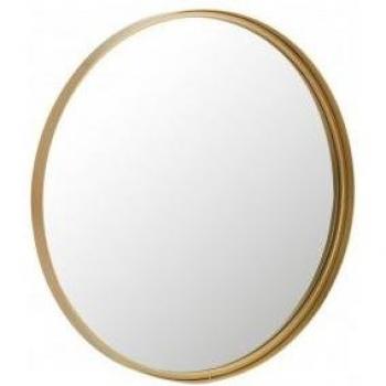 Espejo Ronda de Cristal y Oro – 60 cm