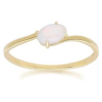 Elegant Oval Opal Jewelry – 9ct Yellow Gold