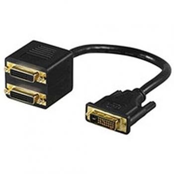 MicroConnect DVI 24+1 Adapter 2x DVI Buchse