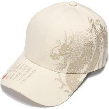 Gorra Hip Hop negra con dragón para uso casual