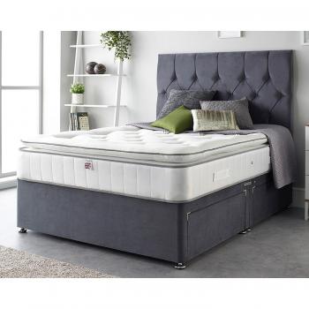 Caine Ottoman Bed, Eire Linen Fabric – Small Double Natural
