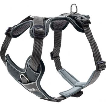 Hunter Divo Hundegeschirr L grau 72-100 cm