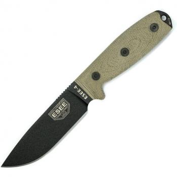 ESEE Model 4 “Green Canvas” Survival Edge – 4PB‑017