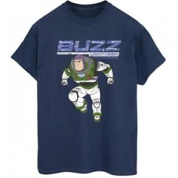 Lightyear Buzz Action Boyfriend Shirt – Disney Herren, Baumwolle, Weiß