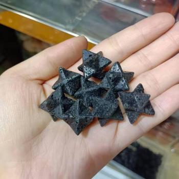 5 Pieces Hexagram Star Stone Decorations