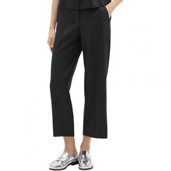 Theory Black Crop‑On Pants – Size 8
