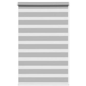 90 cm Silver Day‑Night Zebra Roller Shade