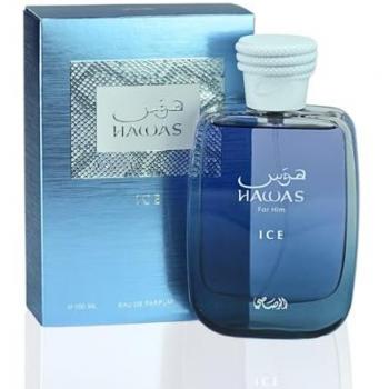Eau de Parfum Rasasi Hawas Ice pour Femme et Homme 100 ml