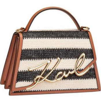 Karl Lagerfeld Damen‑Handtasche – K/Signature MD CB Raffia 241W3012 (Einheit)